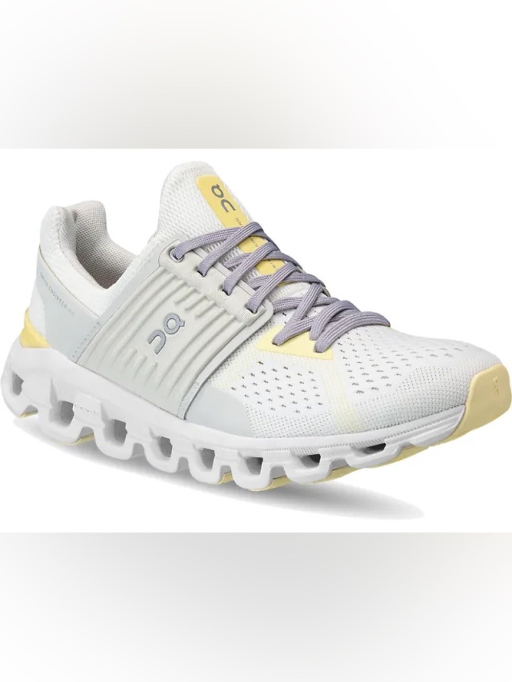 ON Running Cloudswift 2.0 Running Shoes White Yellow Limelight On Cloud Sneakers - Picture 1 of 9